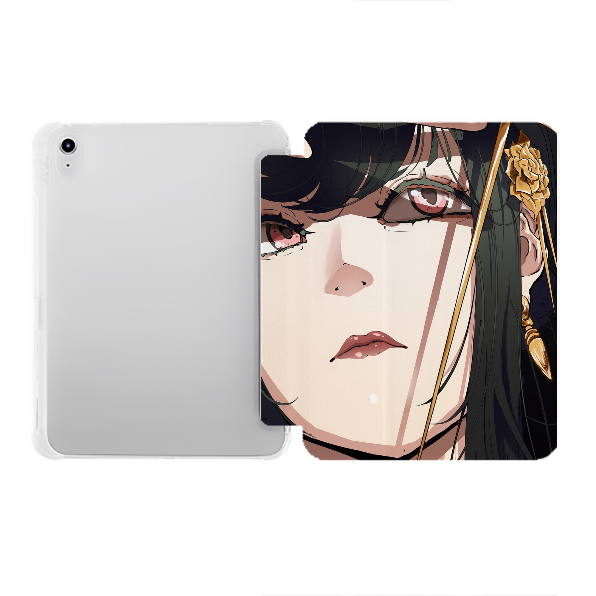（画像用） SPY×FAMILY间谍家家酒 IPad ケース ペン収納付き 三つ折りスタンド PUレザー×シリコン 対応機種9.5/10.5/10.9インチ